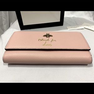 Gucci Blind for love bee long wallet